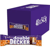 Cadbury Double Decker Chocolate Bar 54.5g (Case of 48)  Adomoo
